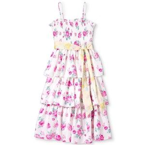 LoveShackFancy Target Elise Smocked Tiered Dress S